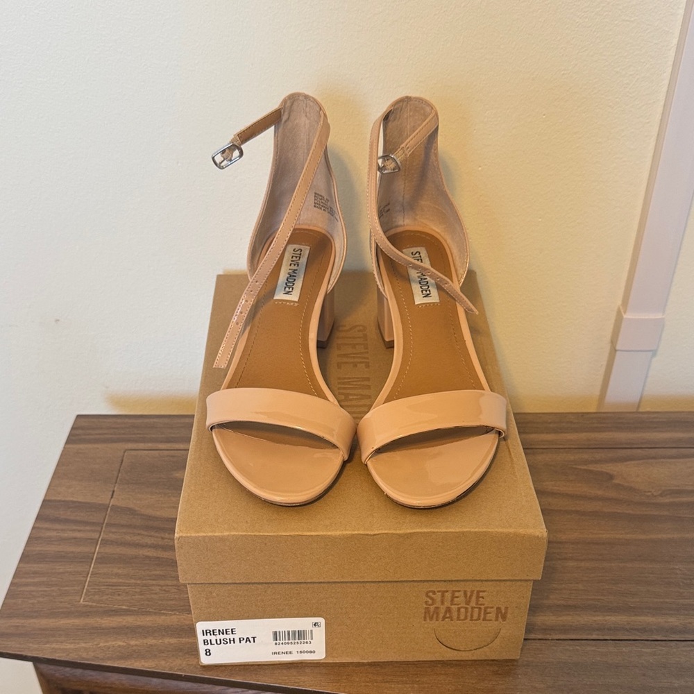 Steve Madden Blush Patent Heels